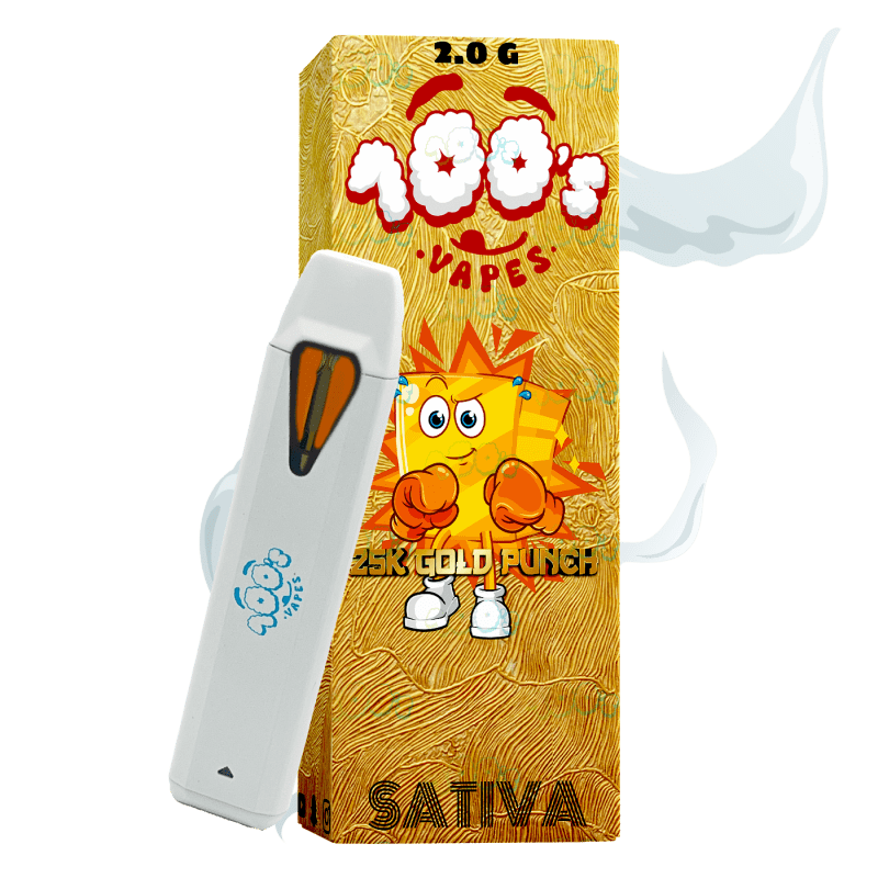 THC Vapes 25K Gold 100vapes.com