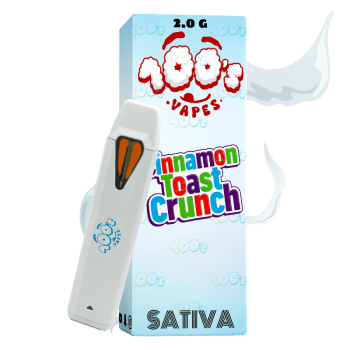 THC Vapes Cinnamon Toast Crunch 100vapes.com