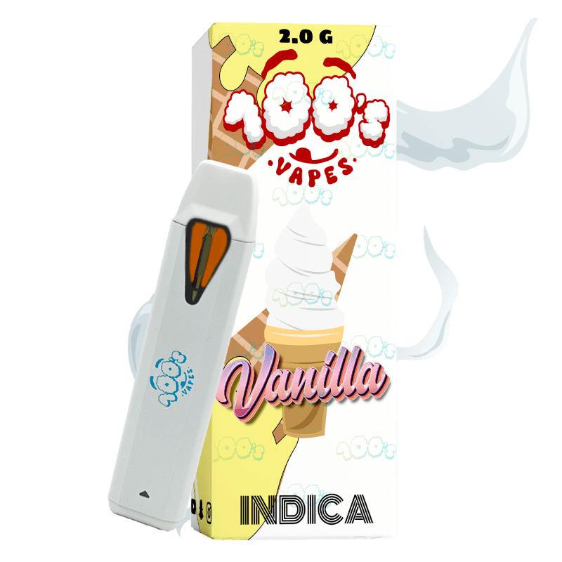 THC Vapes Vanilla 100vapes.com